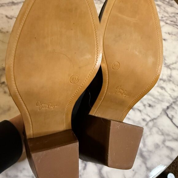 Crown Vintage Firiat Bootie Ankle Boot Womens 9 1/2 Black - Picture 7 of 9